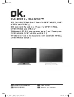 Предварительный просмотр 1 страницы OK. OLE 224 B-DVD-D4 User Manual