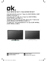 OK. OLE 32150-B SAT User Manual preview