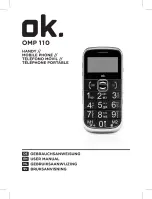 Preview for 1 page of OK. OMP 110 User Manual