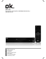 Предварительный просмотр 1 страницы OK. OPD 200 User Manual