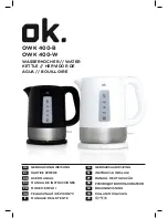 OK. OWK 400-B User Manual preview