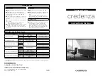 Preview for 1 page of Okamura credenza Instructions For Use