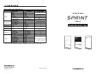 Okamura SPRINT Instructions For Use preview