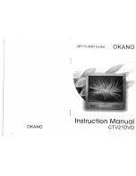 Okano CTV21DVD Instruction Manual preview