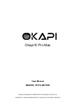 OKAPI Okapi10 Pro Max Manual предпросмотр