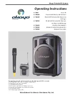 Okayo C 7180 User Manual preview