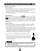 Preview for 12 page of Okayo UHF-PLL User Manual