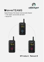 Okayo WaveTeams Product Manual preview