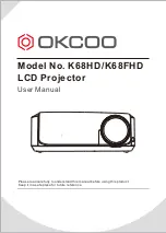 OKCOO K68HD User Manual предпросмотр