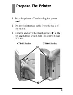 Предварительный просмотр 3 страницы Oki 70037301 Installation Instructions Manual