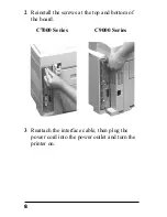 Предварительный просмотр 8 страницы Oki 70037301 Installation Instructions Manual