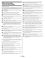 Preview for 2 page of Oki B2500 MFP Safety & Warranty