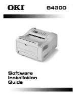 Oki B4300n Software Installation Manual предпросмотр