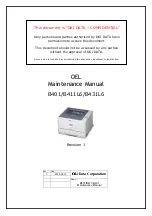 Предварительный просмотр 1 страницы Oki B431L6 Maintenance Manual