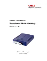 Oki BMG7012 User Manual preview