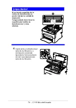 Предварительный просмотр 74 страницы Oki C110 Guías Del Usuario Manual