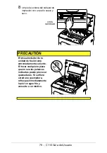 Предварительный просмотр 79 страницы Oki C110 Guías Del Usuario Manual