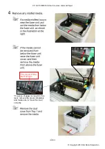 Предварительный просмотр 31 страницы Oki C110 How To Remove Jammed Paper