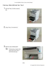 Предварительный просмотр 36 страницы Oki C110 How To Remove Jammed Paper