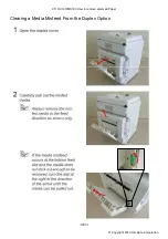 Предварительный просмотр 41 страницы Oki C110 How To Remove Jammed Paper