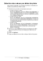 Preview for 17 page of Oki C110 Manual De L'Utilisateur