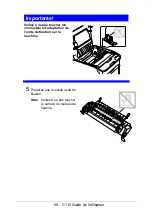 Предварительный просмотр 58 страницы Oki C110 Manual De L'Utilisateur