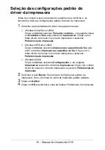 Preview for 18 page of Oki C110 Manual Do Usuário