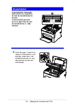 Preview for 74 page of Oki C110 Manual Do Usuário