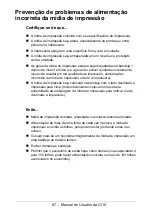 Preview for 87 page of Oki C110 Manual Do Usuário