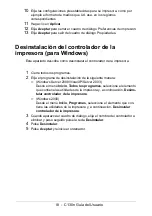 Предварительный просмотр 18 страницы Oki C130n (Spanish) Guías Del Usuario Manual