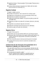 Предварительный просмотр 24 страницы Oki C130n (Spanish) Guías Del Usuario Manual