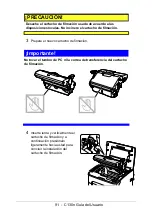 Предварительный просмотр 91 страницы Oki C130n (Spanish) Guías Del Usuario Manual