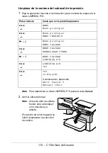 Предварительный просмотр 110 страницы Oki C130n (Spanish) Guías Del Usuario Manual