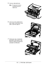 Предварительный просмотр 112 страницы Oki C130n (Spanish) Guías Del Usuario Manual