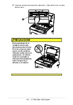 Предварительный просмотр 114 страницы Oki C130n (Spanish) Guías Del Usuario Manual