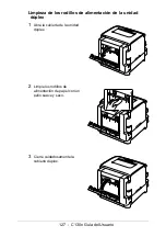 Предварительный просмотр 127 страницы Oki C130n (Spanish) Guías Del Usuario Manual