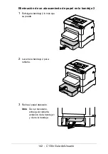 Предварительный просмотр 142 страницы Oki C130n (Spanish) Guías Del Usuario Manual