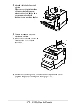 Предварительный просмотр 176 страницы Oki C130n (Spanish) Guías Del Usuario Manual