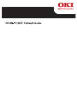 Oki C3300n Network Manual preview