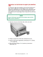 Предварительный просмотр 127 страницы Oki C5300n (French) Manual De L'Utilisateur