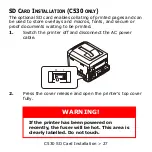 Предварительный просмотр 27 страницы Oki C530dn Installation Manual