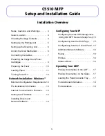 Preview for 3 page of Oki C5510n MFP Setup And Installation Manual