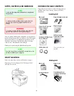 Preview for 4 page of Oki C5510n MFP Setup And Installation Manual