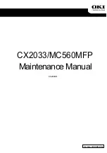 Oki C5550 Maintenance Manual preview