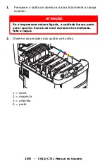 Preview for 100 page of Oki C610dn Manual Do Usuário