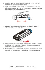 Preview for 102 page of Oki C610dn Manual Do Usuário