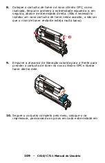 Preview for 109 page of Oki C610dn Manual Do Usuário