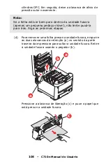 Предварительный просмотр 104 страницы Oki C710dn Manual Do Usuário