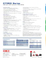 Предварительный просмотр 6 страницы Oki C7200 Brochure & Specs