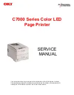 Предварительный просмотр 1 страницы Oki C7200 Service Manual